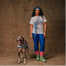 Повідець для собак Zee.Dog and REEBOK- AEROBIC Hands-Free 120-240 см