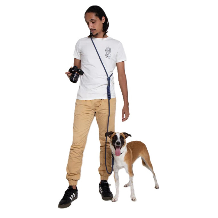 Повідець для собак Zee.Dog - Deep Blue Hands-Free 120-240 см