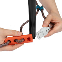 Повідець для собак Zee.Dog and REEBOK- SUEDE Hands-Free 120-240 см