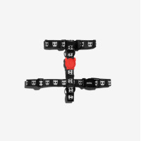 Шлея для собак Zee.Dog - Skull 2.0 black H-Harness