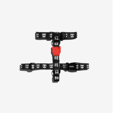 Шлея для собак Zee.Dog - Skull 2.0 black H-Harness