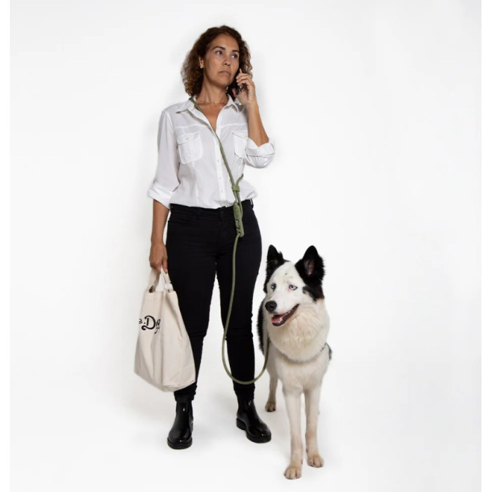 Повідець для собак Zee.Dog - Army Green Hands-Free