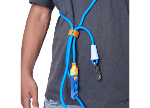 Повідець для собак Zee.Dog - Neopro Sapphire Hands-Free Leash, 120-240 см
