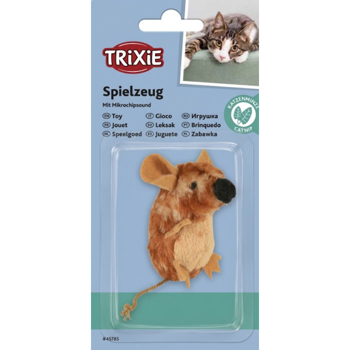 Іграшка для котів Миша плюшева TRIXIE