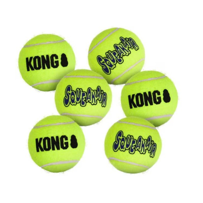 Іграшка KONG SqueakAir Ball теніс, 3 шт.