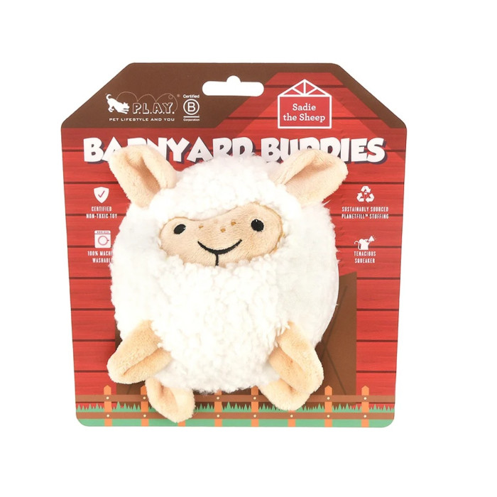 Іграшка для собак Barnyard Buddies - Sadie the Sheep Pet Play