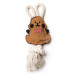 Жувальна іграшка з канатом DoggyMan Leather Rabbit with Rope