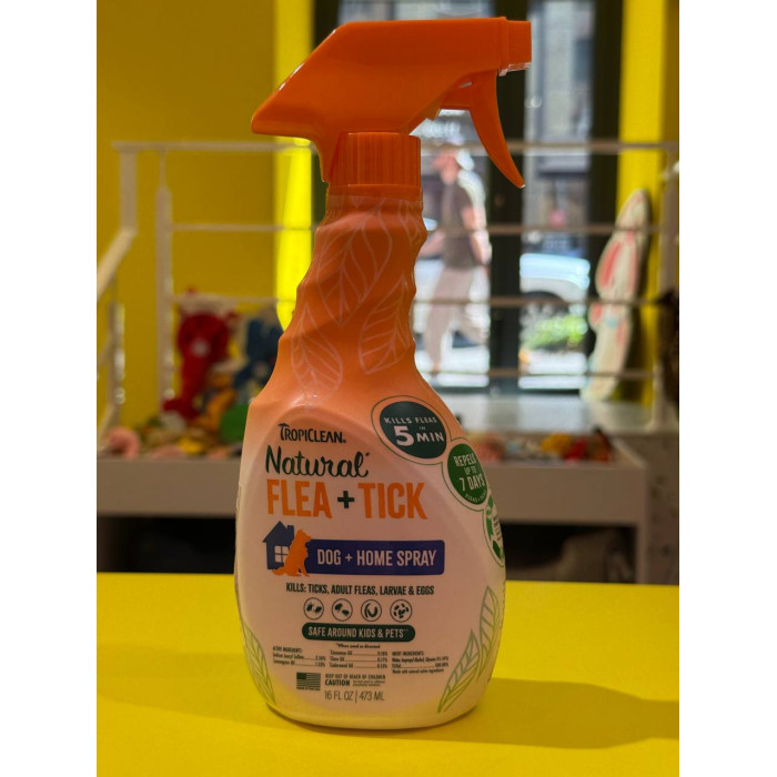 Спрей Flea Tick інсектицидний для собак, 473 мл