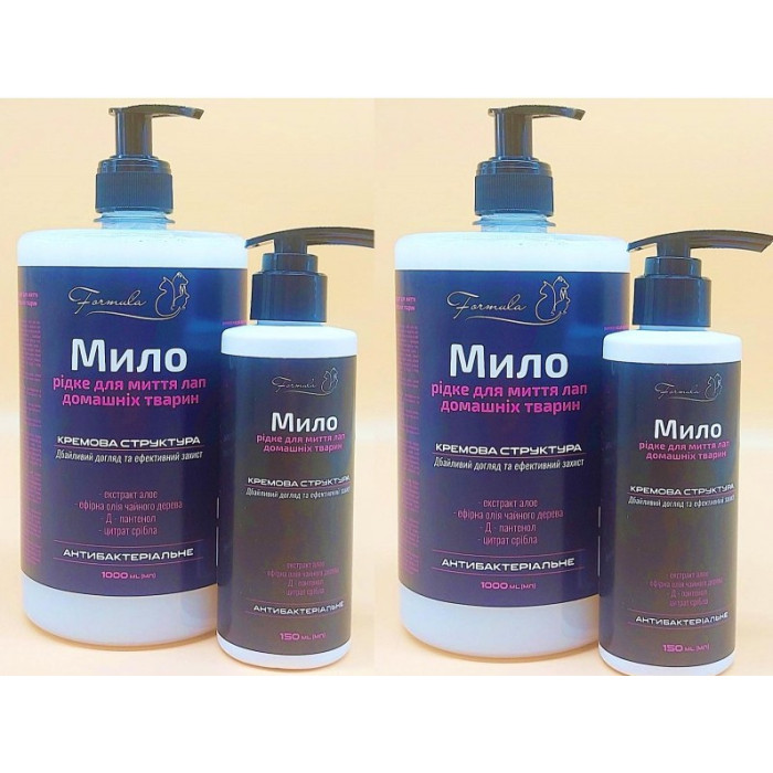 Мило рідке для миття лап Formula, 1000 мл