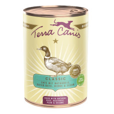 Вологий корм для собак Качка з буряком, рисом, грушею та кунжутом Classic Menu Terracanis