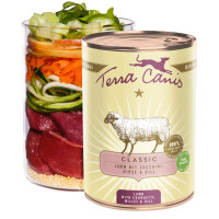 Вологий корм для собак Ягня з пшоном, кабачком Classic Menu Terracanis