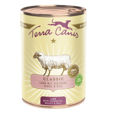 Вологий корм для собак Ягня з пшоном, кабачком Classic Menu Terracanis