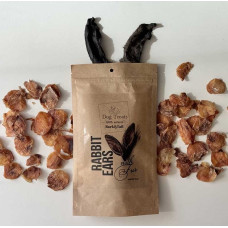Натуральні ласощі для собак кролячі вуха Bark Tail, 5шт.