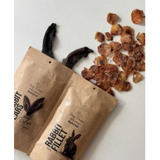 Натуральні ласощі для собак кролячі вуха Bark Tail, 5шт.