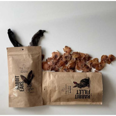 Натуральні ласощі для собак чіпси з філе кролика Bark Tail