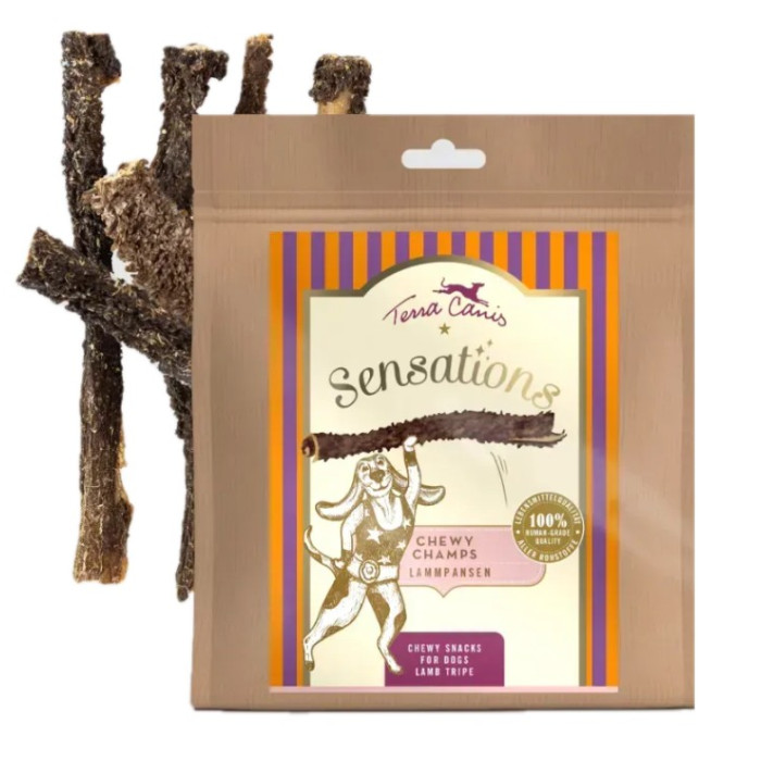 Рубець сушений натуральний Terracanis  Chewy Champs SENSATIONS 150г