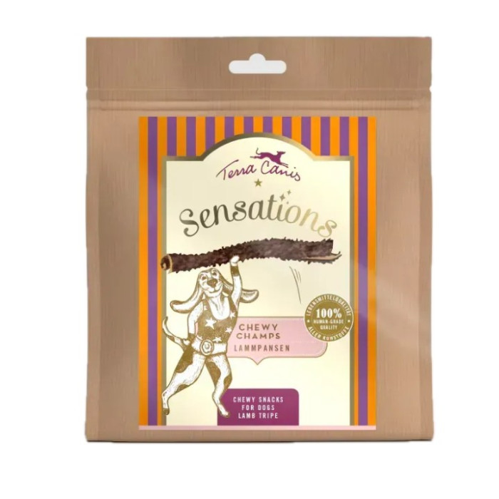 Рубець сушений натуральний Terracanis  Chewy Champs SENSATIONS 150г
