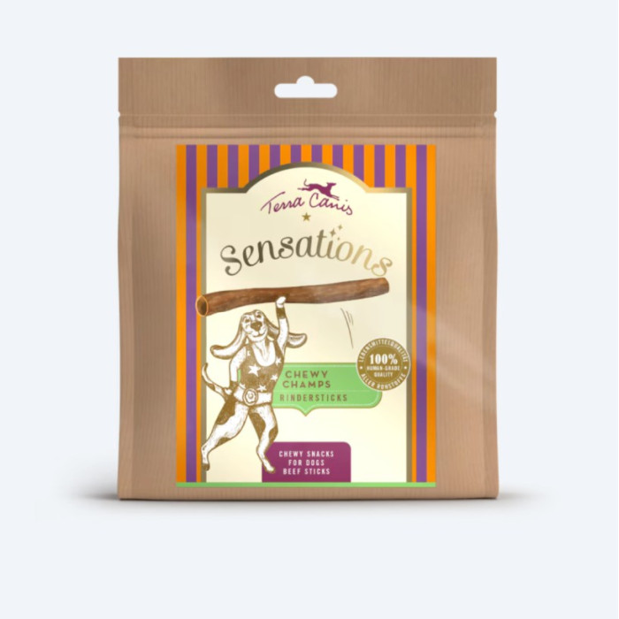Рубець сушений натуральний Terracanis  Chewy Champs SENSATIONS 150г