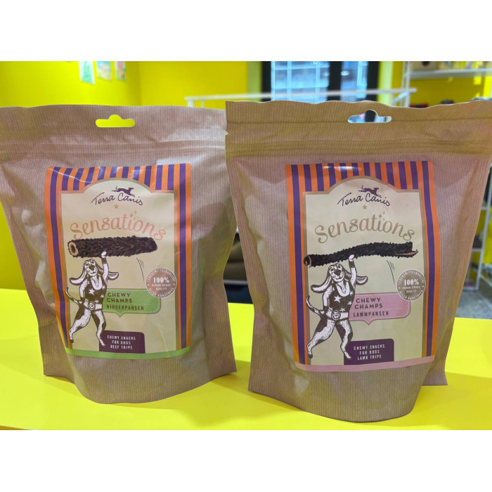Рубець сушений натуральний Terracanis  Chewy Champs SENSATIONS 150г