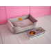 Лежак Dreamer Velour Gray