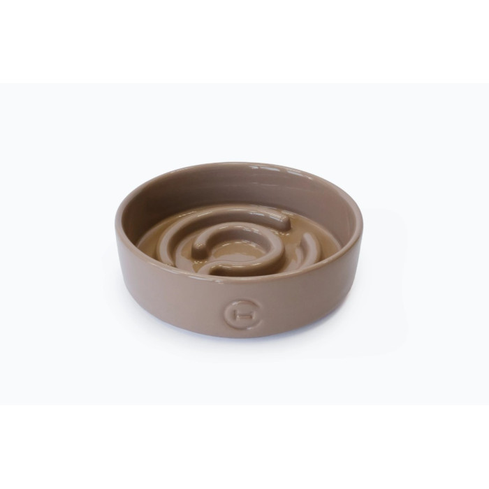 Керамічна миска для повільного годування собак Cacao Ceramic Slow Feeder