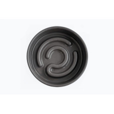 Керамічна миска для повільного годування для собак Graphite Ceramic Slow Feeder
