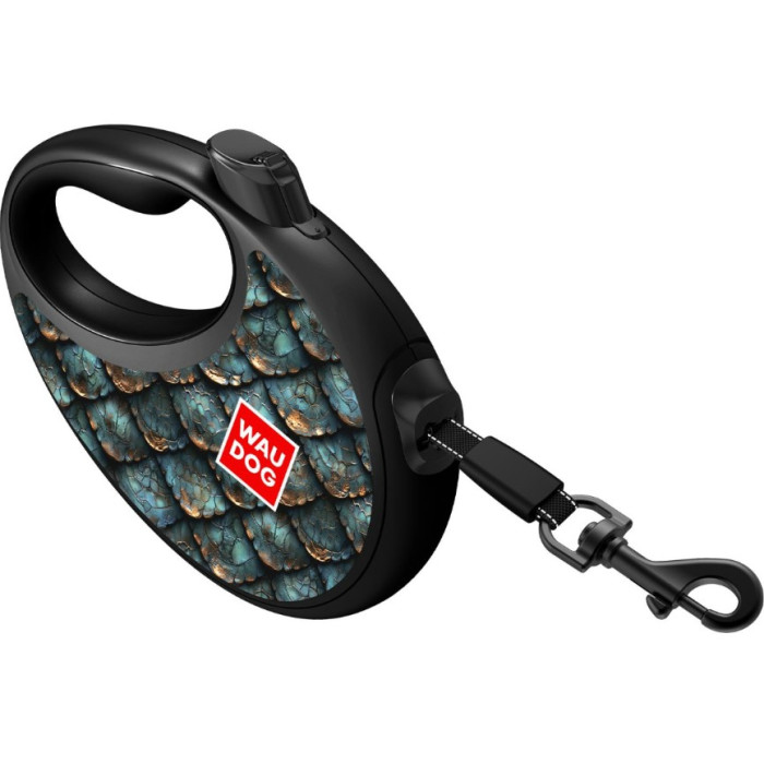 Повідець-рулетка для собак WAUDOG R-leash, S, до 12 кг, 3 м.