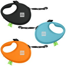 Повідець-рулетка для собак WAUDOG R-leash з контейнером, M, до 20 кг, 5 м