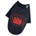 Футболка Less Stress Dogs Bomba чорна Dog Vides
