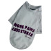 Футболка Less Stress Dogs Bomba сіра