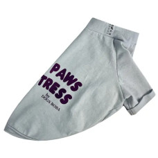 Футболка Less Stress Dogs Bomba сіра